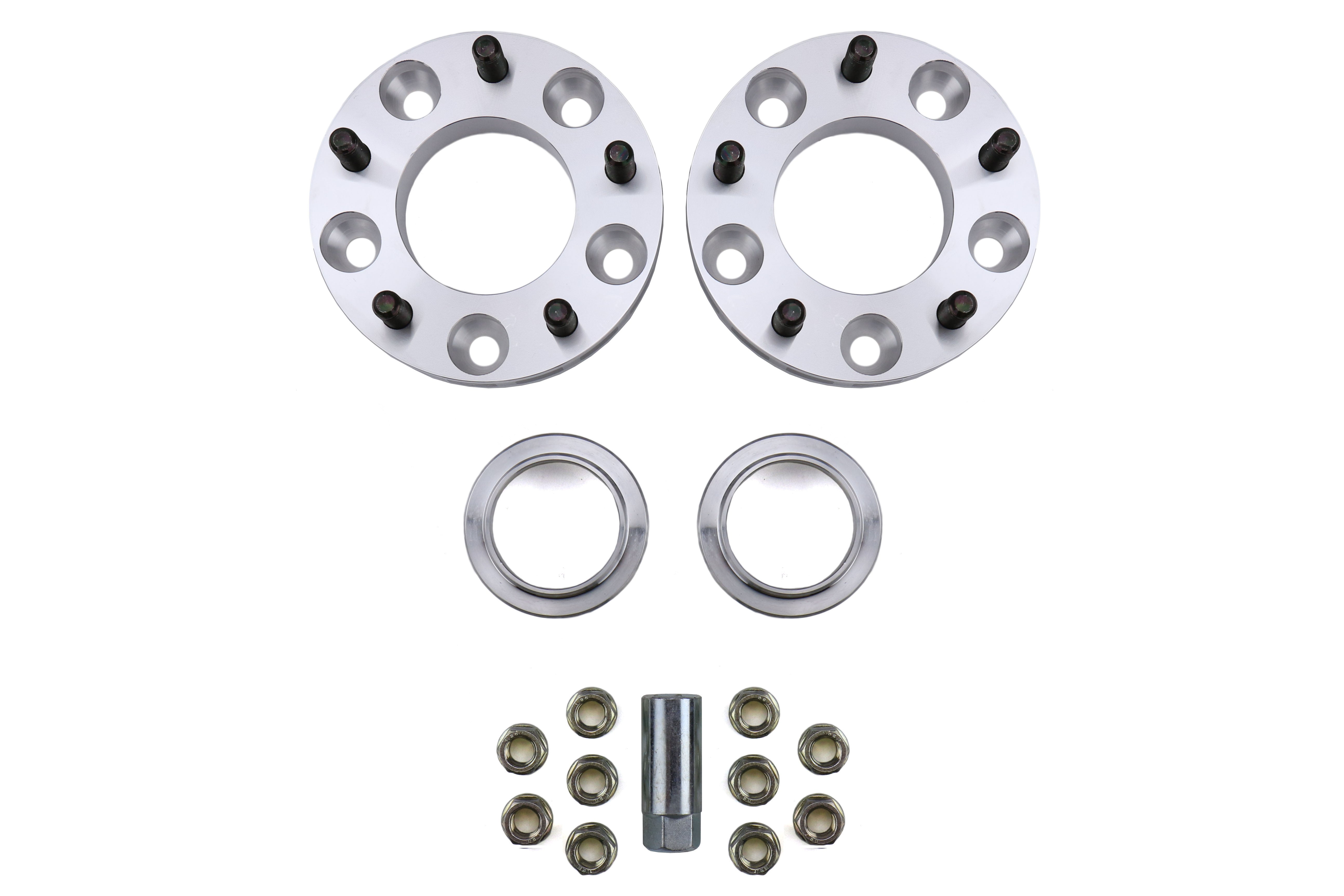 KICS Wheel Spacers 5x114.3 25mm w/ Hub Rings - Subaru Models (inc. 2005+ STI / 2015+ WRX)
